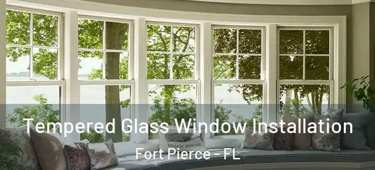 Tempered Glass Window Installation Fort Pierce - FL