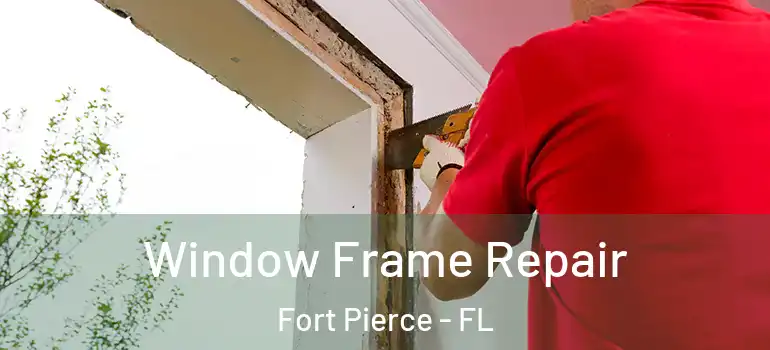 Window Frame Repair Fort Pierce - FL