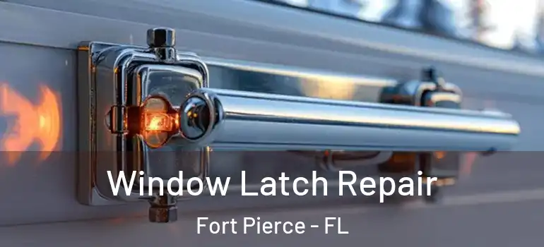 Window Latch Repair Fort Pierce - FL